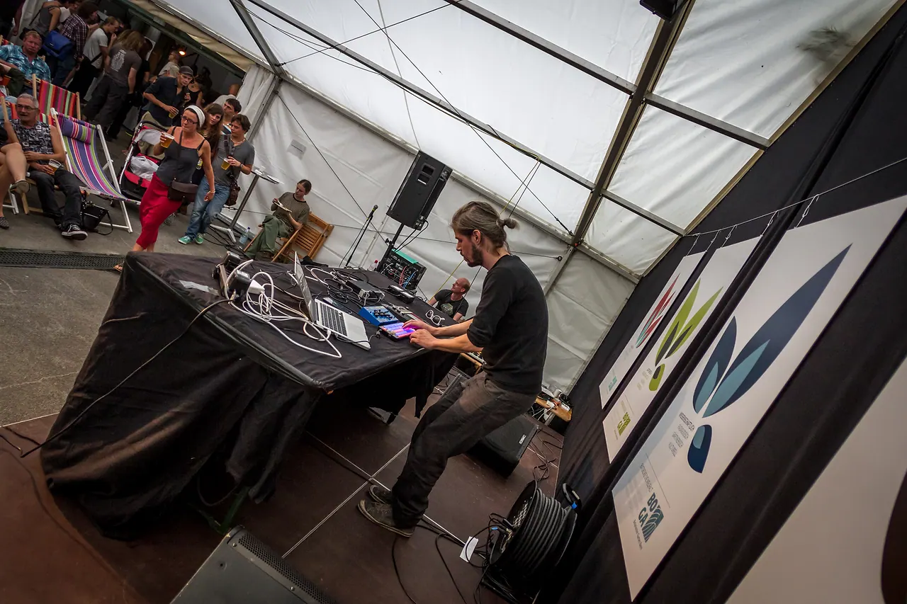 Asic live at Les Digitales Bern 2013, Botanischer Garten Bern – photo 5 of 11