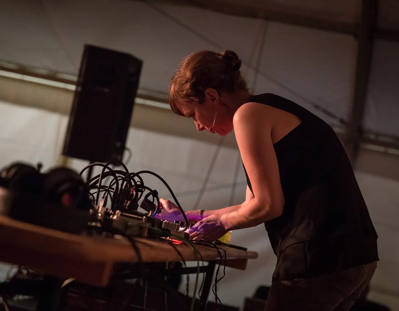 Jen Morris live at Les Digitales Bern 2013, Botanischer Garten Bern – photo 4 of 15