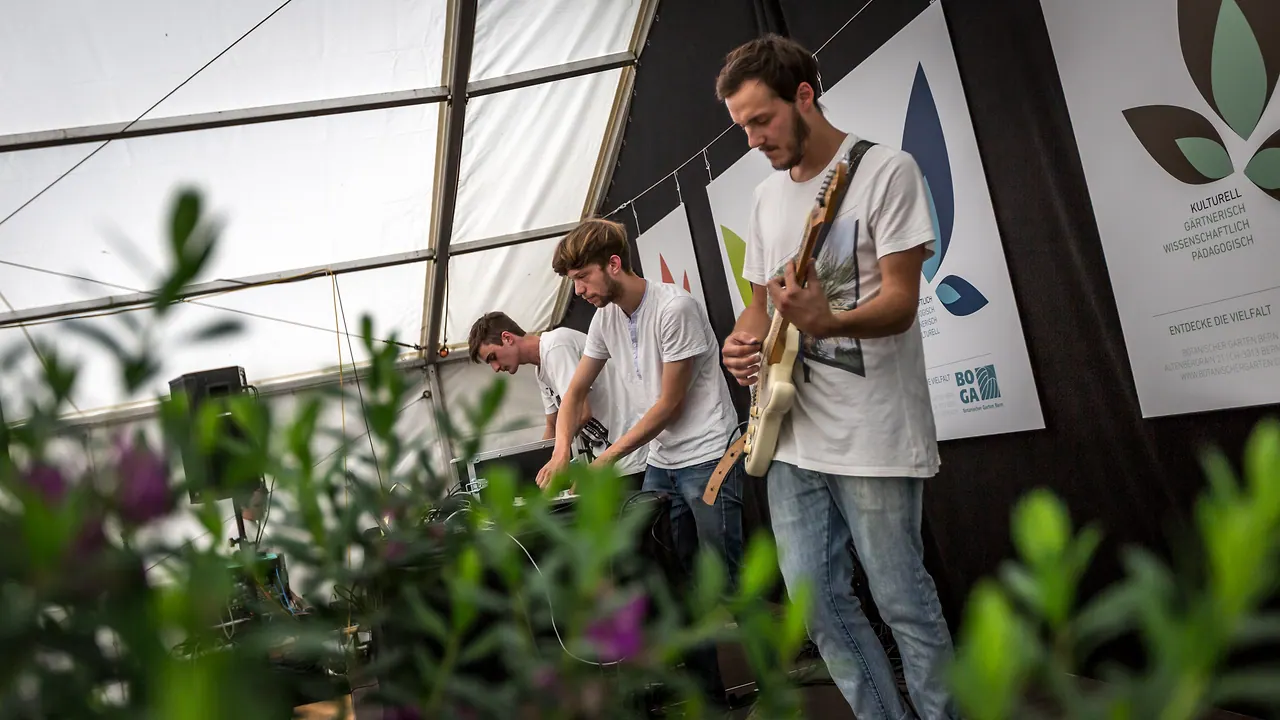 Pandour live an Les Digitales Bern 2013, Botanischer Garten Bern – Foto 15 von 16