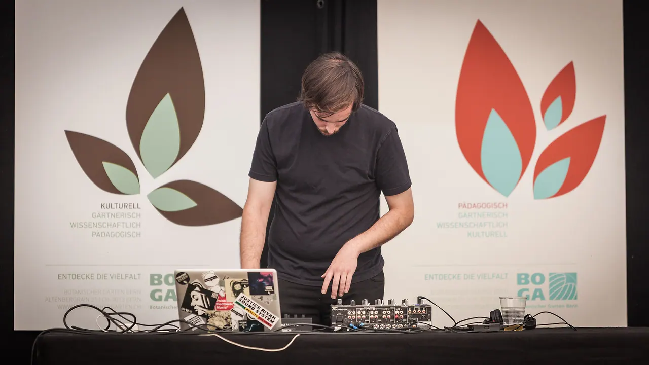 Baumeister live at Les Digitales Bern 2014, Botanischer Garten Bern – photo 7 of 11