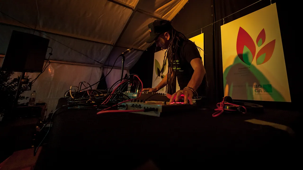 Chris Dubflow live an Les Digitales Bern 2014, Botanischer Garten Bern – Foto 11 von 19
