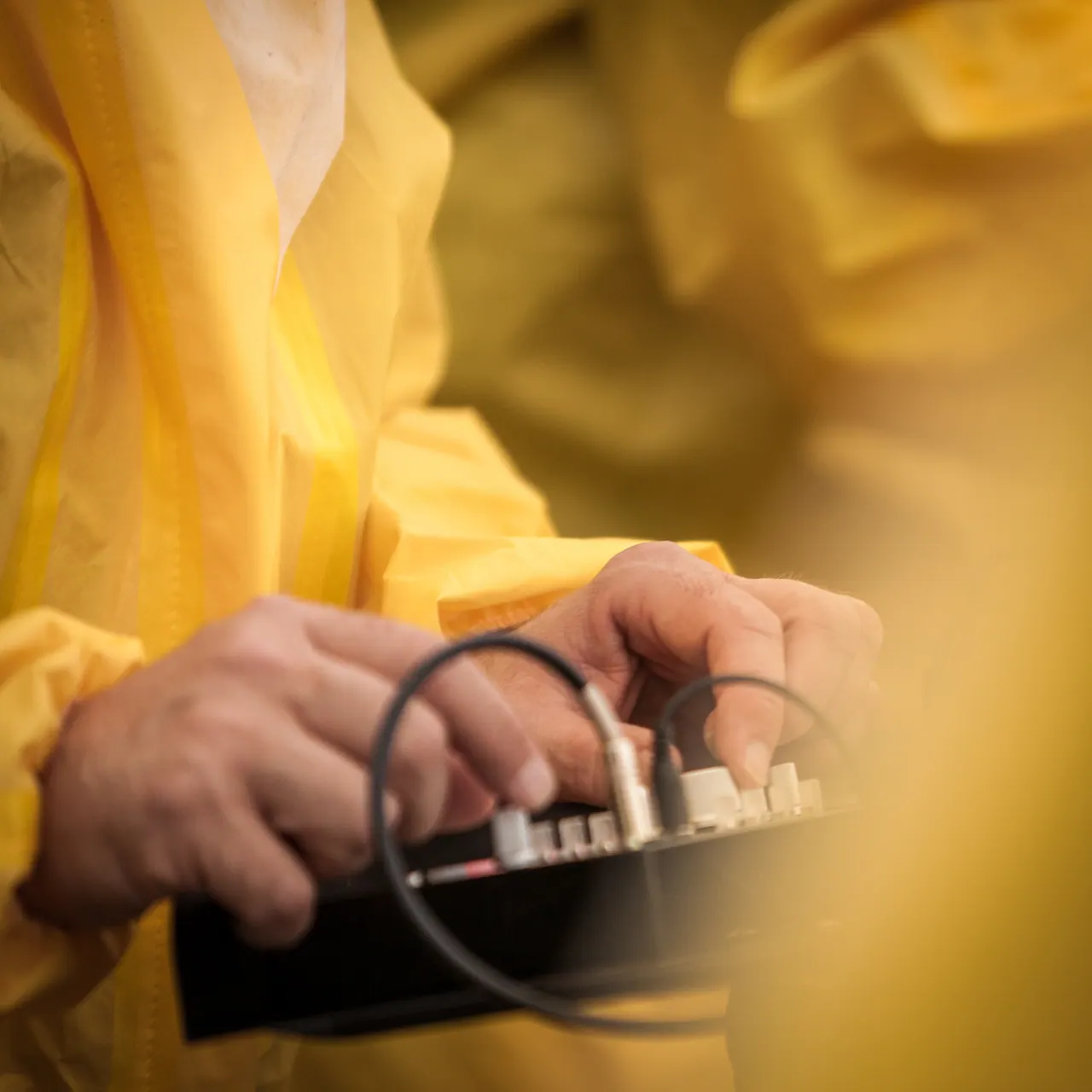 Das Volca Massaker Orchester live an Les Digitales Bern 2014, Botanischer Garten Bern – Foto 22 von 27