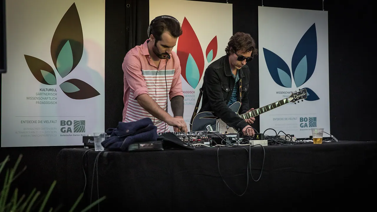 Sinner DC live an Les Digitales Bern 2014, Botanischer Garten Bern – Foto 4 von 19