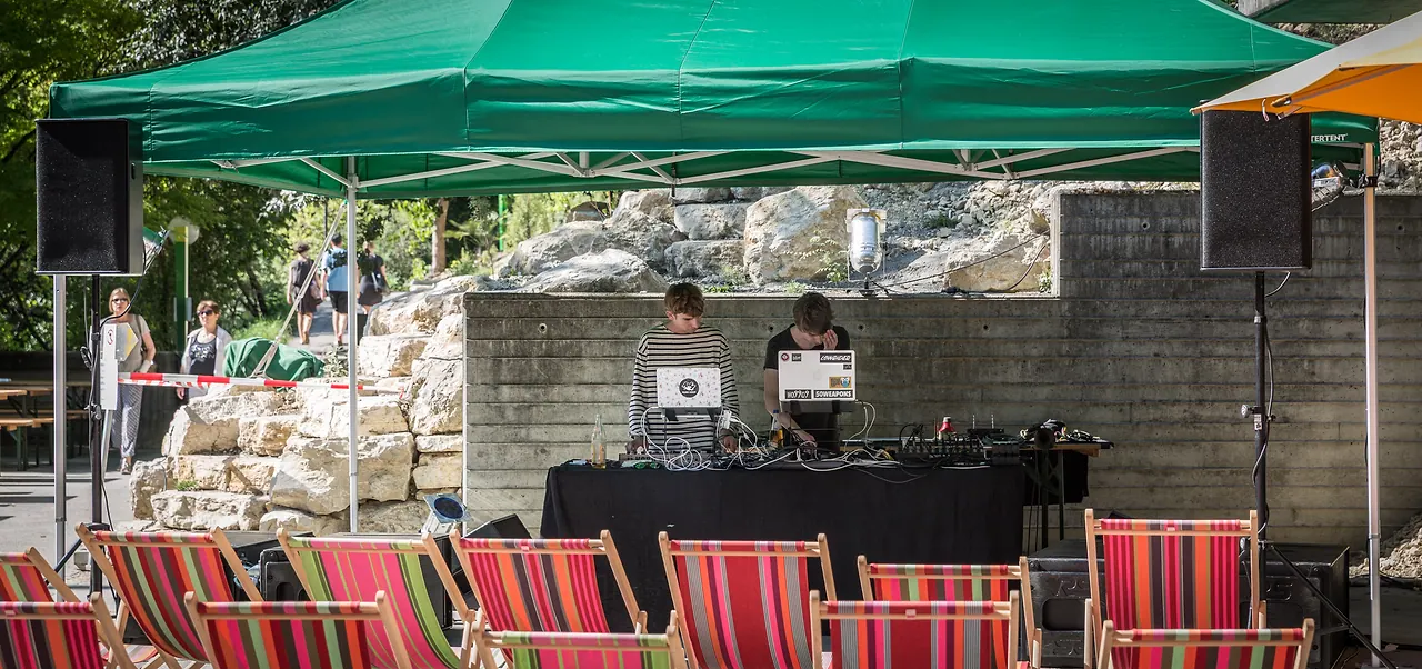 Ariane Effect live an Les Digitales Bern 2015, Botanischer Garten Bern – Foto 5 von 12