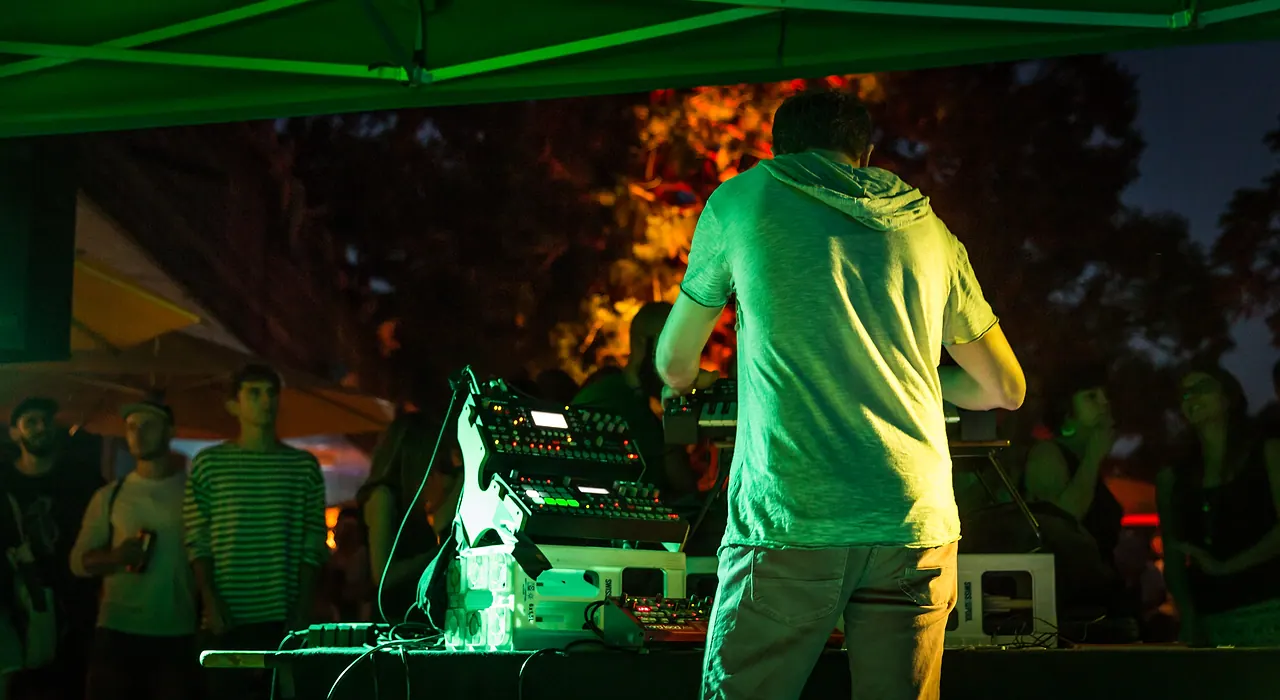 CO5MA live at Les Digitales Bern 2015, Botanischer Garten Bern – photo 5 of 14