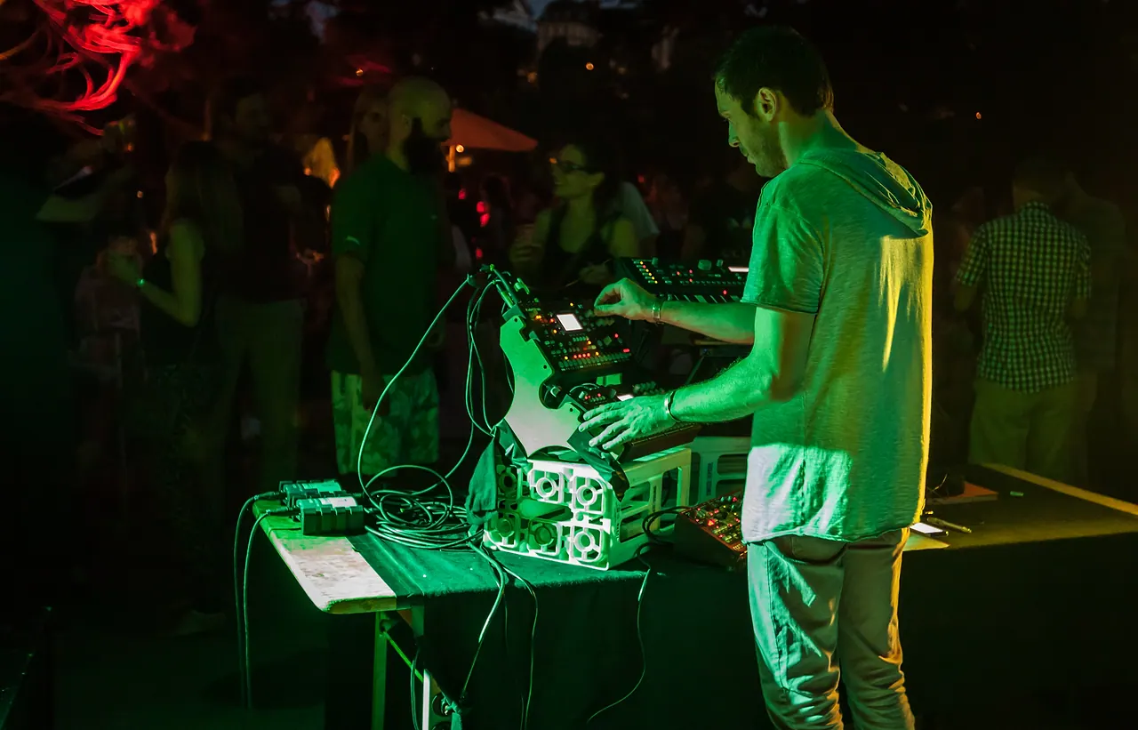CO5MA live at Les Digitales Bern 2015, Botanischer Garten Bern – photo 6 of 14