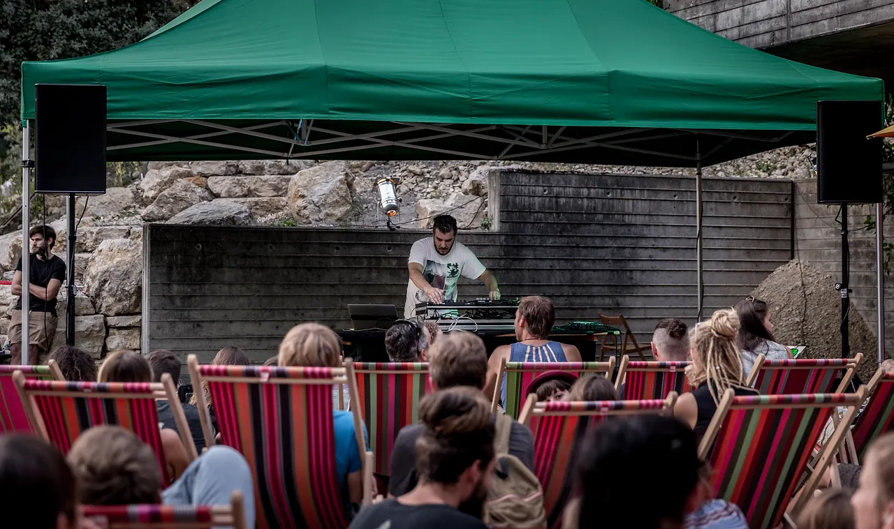 Franco Mento live an Les Digitales Bern 2015, Botanischer Garten Bern – Foto 4 von 12