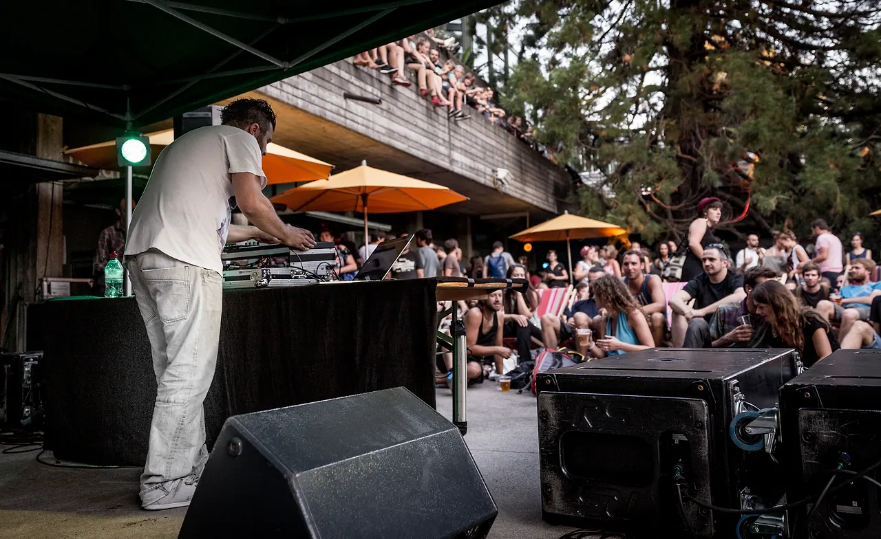 Franco Mento live an Les Digitales Bern 2015, Botanischer Garten Bern – Foto 7 von 12