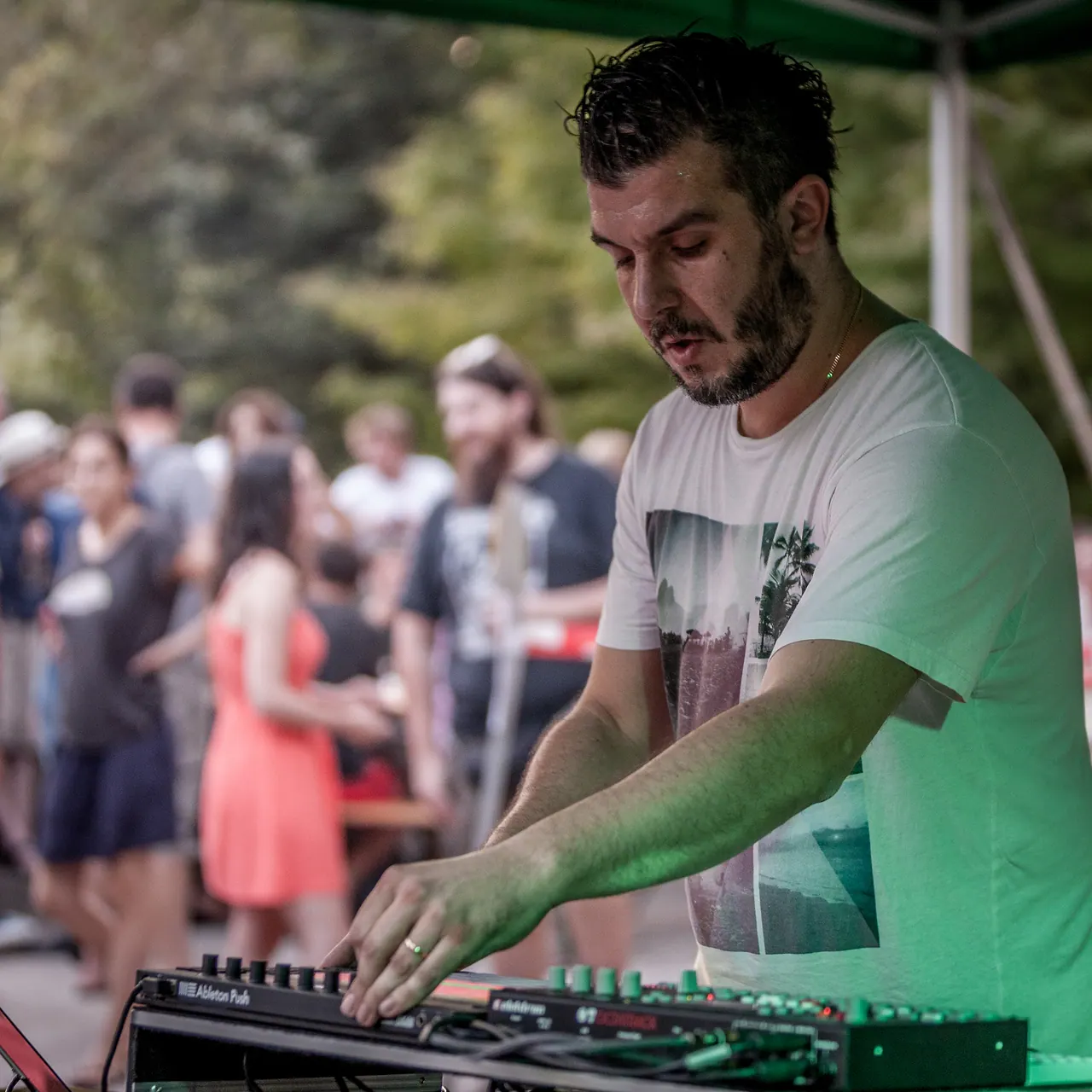 Franco Mento live an Les Digitales Bern 2015, Botanischer Garten Bern – Foto 11 von 12