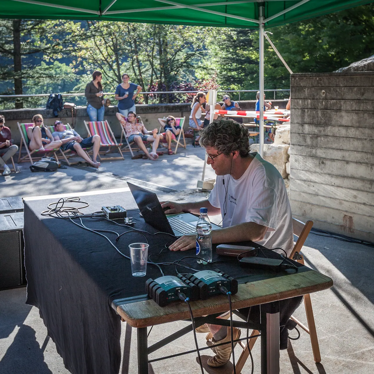 Thierry Charollais live an Les Digitales Bern 2015, Botanischer Garten Bern – Foto 4 von 6