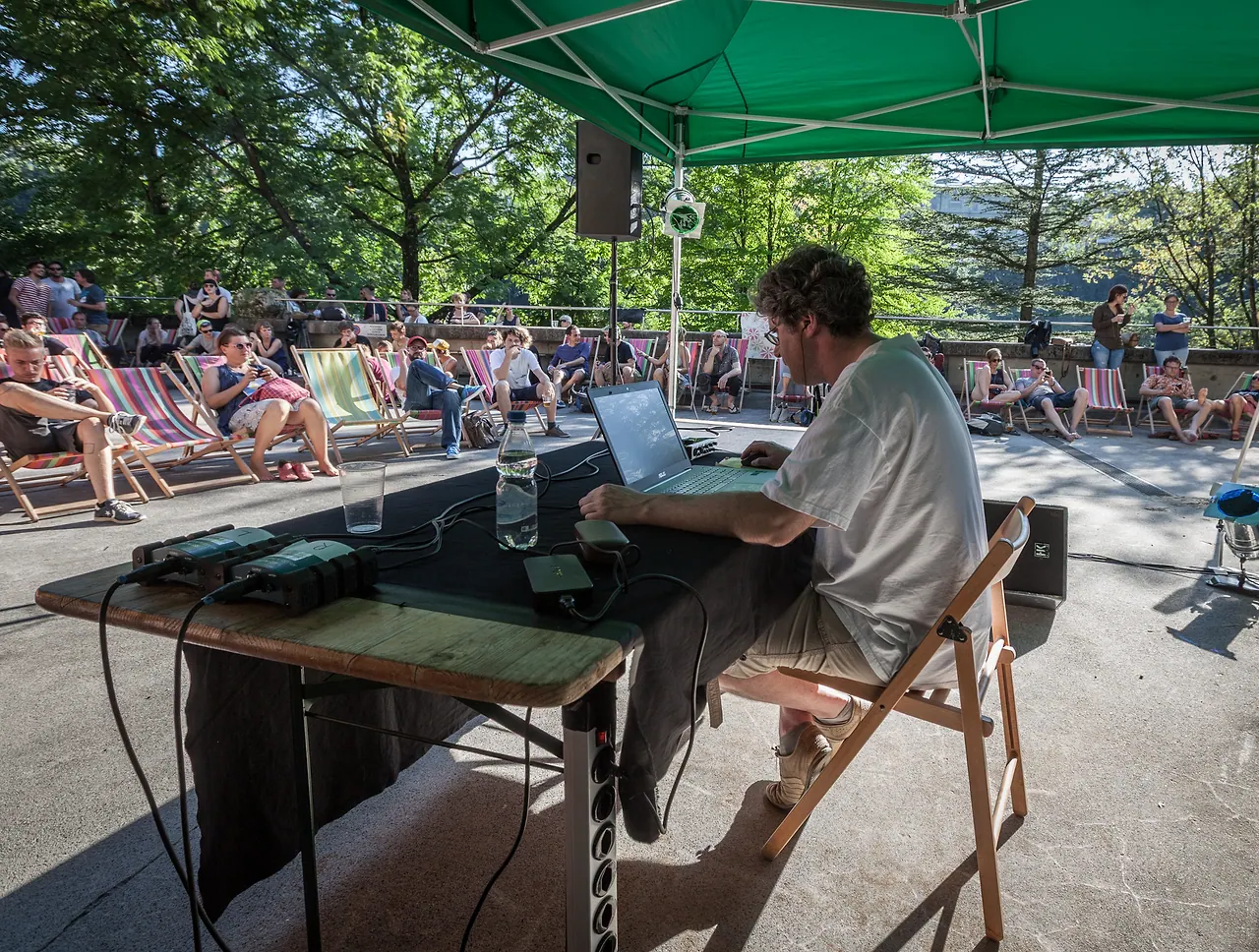 Thierry Charollais live an Les Digitales Bern 2015, Botanischer Garten Bern – Foto 6 von 6