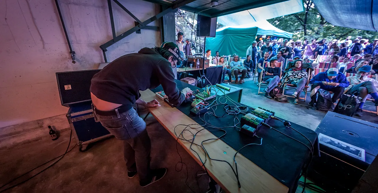 Kid Schurke live an Les Digitales Bern 2016, Botanischer Garten Bern – Foto 6 von 14