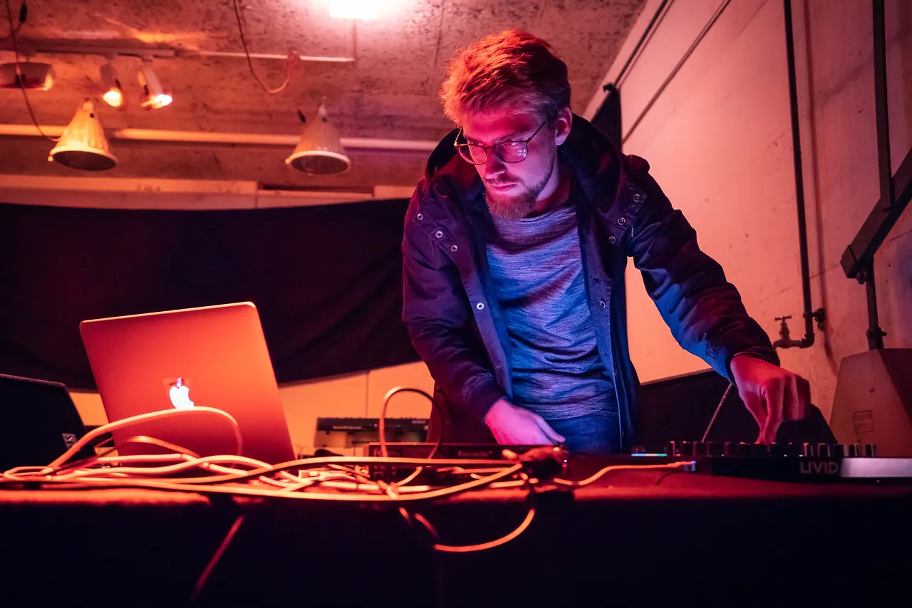 Nikolas Wabe live at Les Digitales Bern 2018, Botanischer Garten Bern – photo 8 of 15