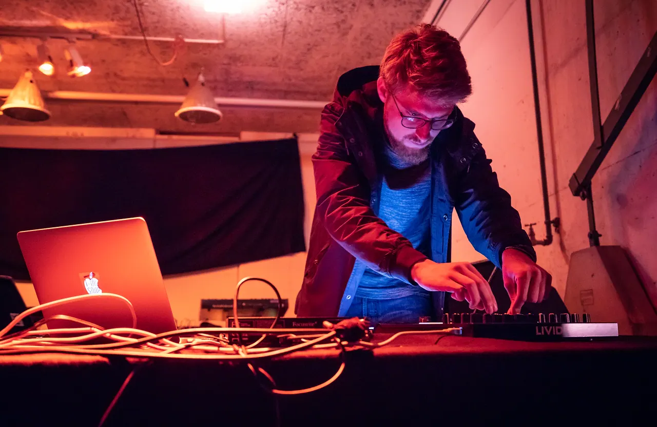 Nikolas Wabe live at Les Digitales Bern 2018, Botanischer Garten Bern – photo 9 of 15