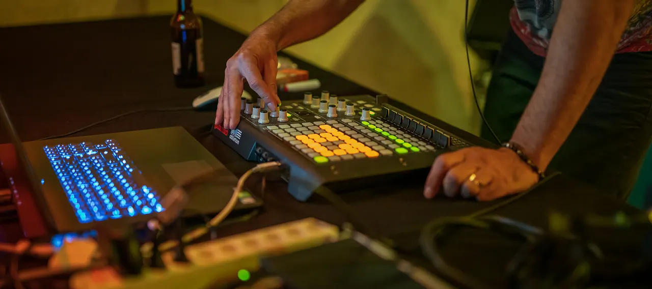 Adriano Mirabile live an Les Digitales Bern 2019, Botanischer Garten Bern – Foto 3 von 12