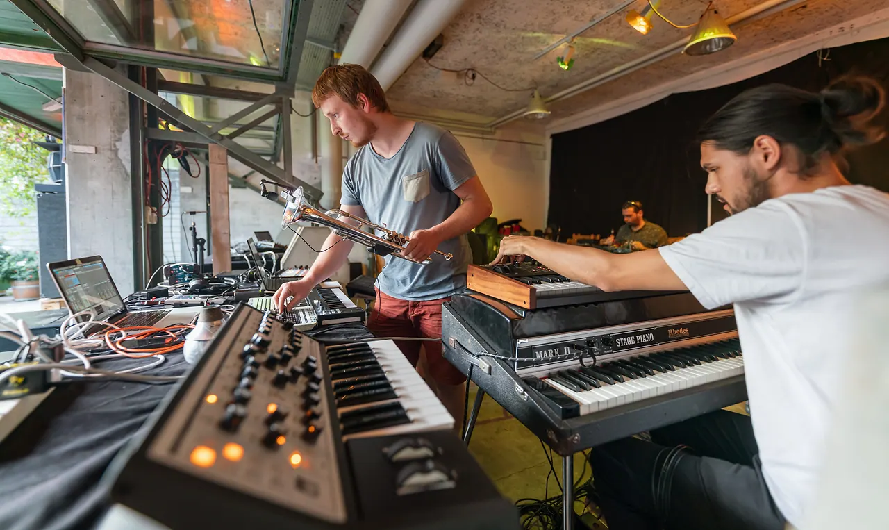 chalkos live an Les Digitales Bern 2019, Botanischer Garten Bern – Foto 13 von 14